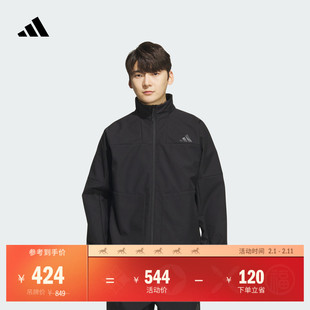 拒水休闲加绒夹克外套男装秋冬adidas阿迪达斯官方轻运动