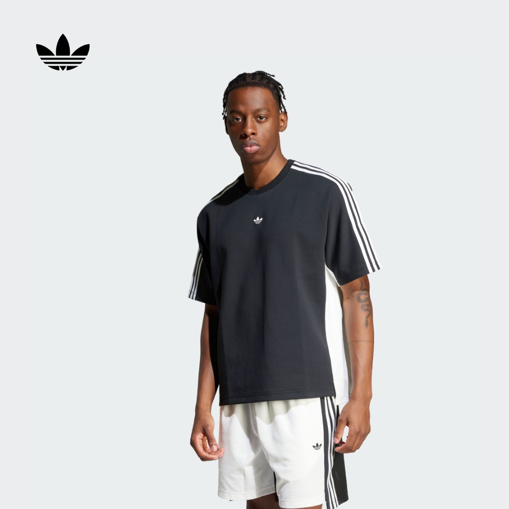 阿迪达斯三叶草男圆领短袖球衣