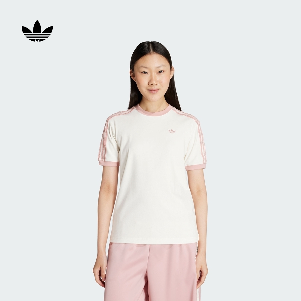 运动三条纹上衣短袖T恤女装夏季新款adidas阿迪达斯官方三叶草
