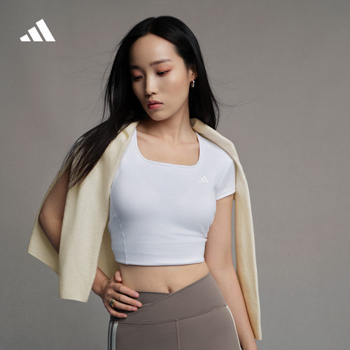 轻柔雅阿迪达斯女凉感短袖T恤