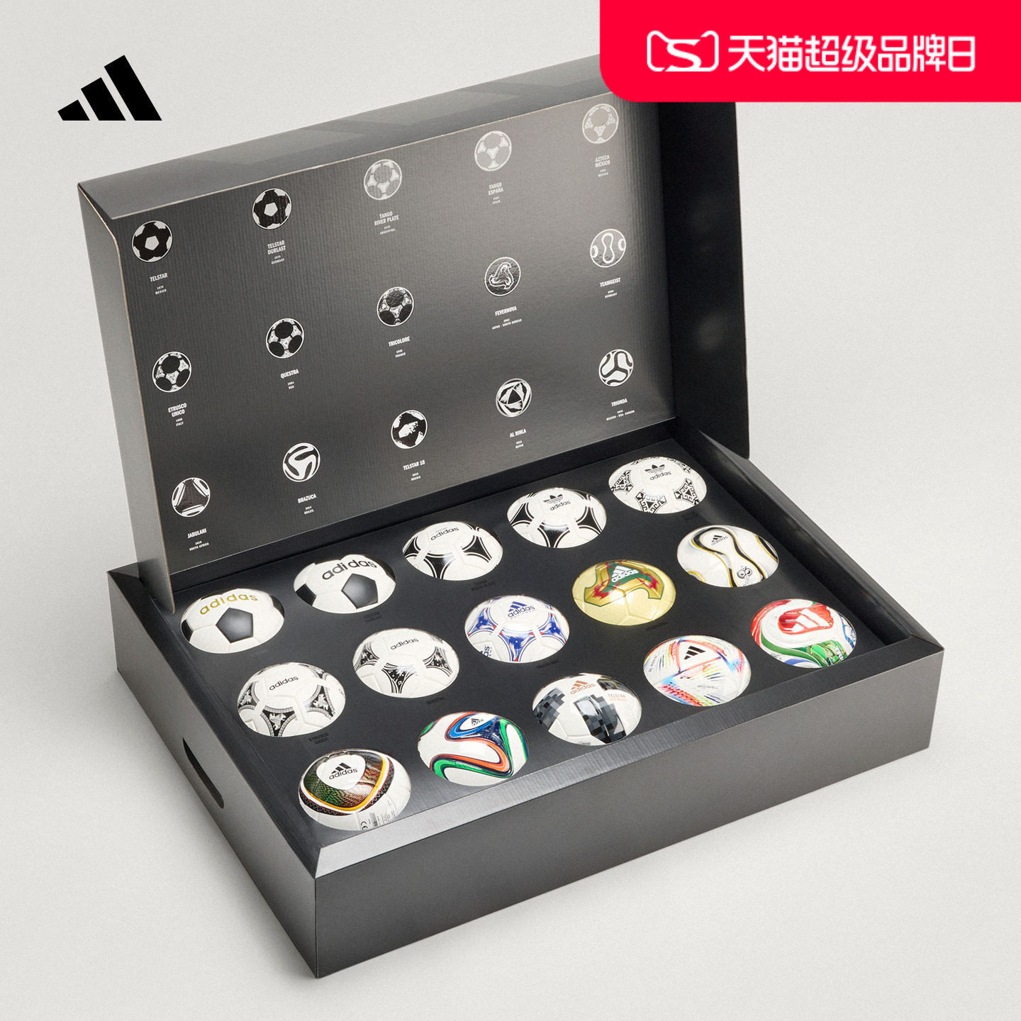 迷你足球收藏套装adidas阿迪达斯官方JN2093