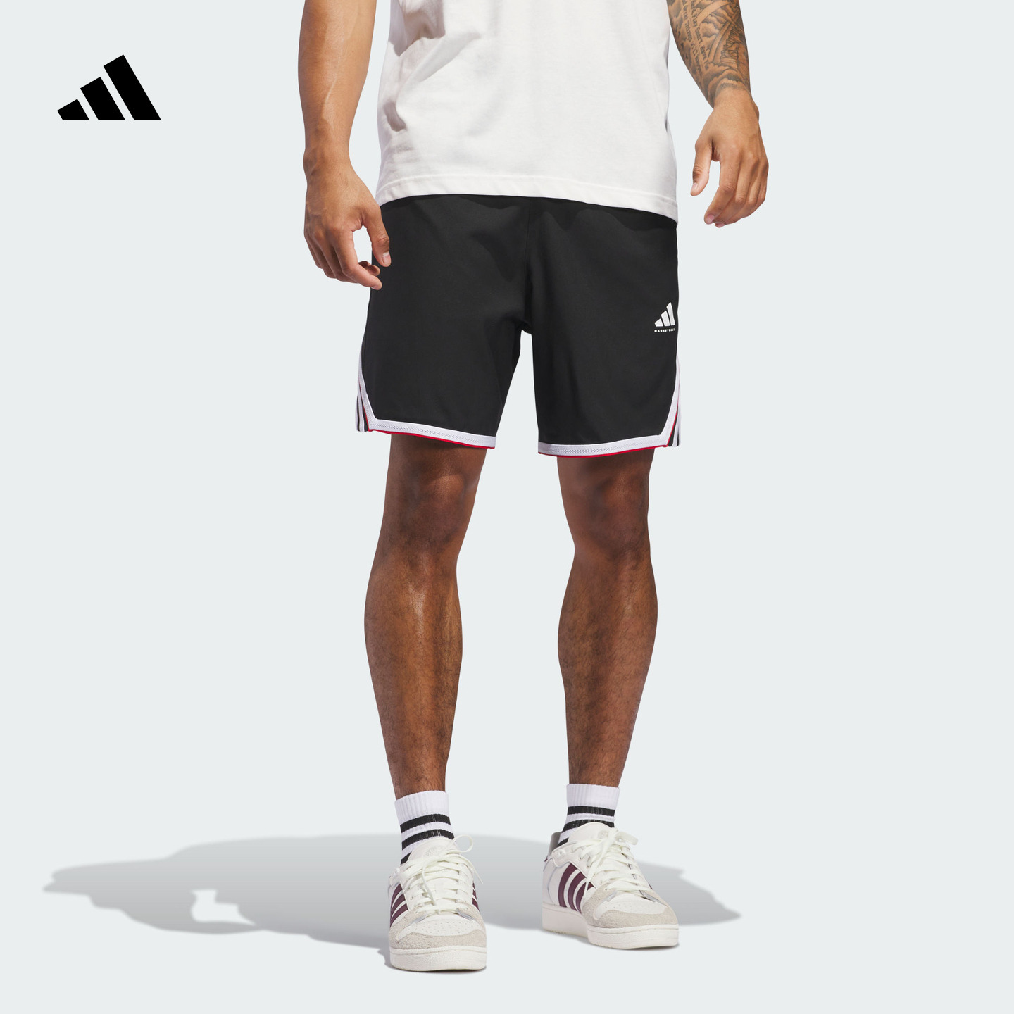 速干舒适宽松梭织篮球运动短裤男装夏季adidas阿迪达斯官方