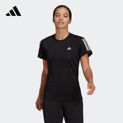 速干跑步运动上衣圆领短袖T恤女装夏季adidas阿迪达斯官方H59273