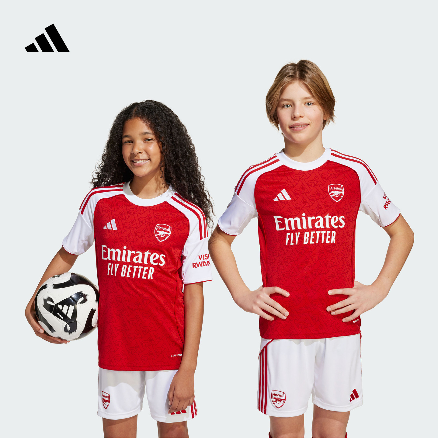 阿迪达斯大童阿森纳主场速干球衣