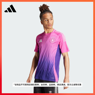 足球运动短袖 德国队客场球迷版 球衣男装 夏季 adidas阿迪达斯官方