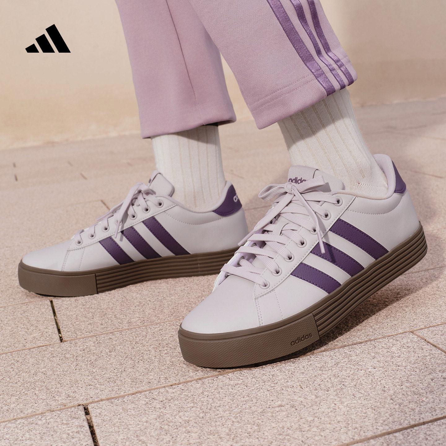 DAILY 4.0舒适百搭复古休闲低帮板鞋男女adidas阿迪达斯轻运动