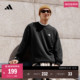 adidas阿迪达斯官方轻运动 男女秋季 休闲加厚圆领运动卫衣套头衫