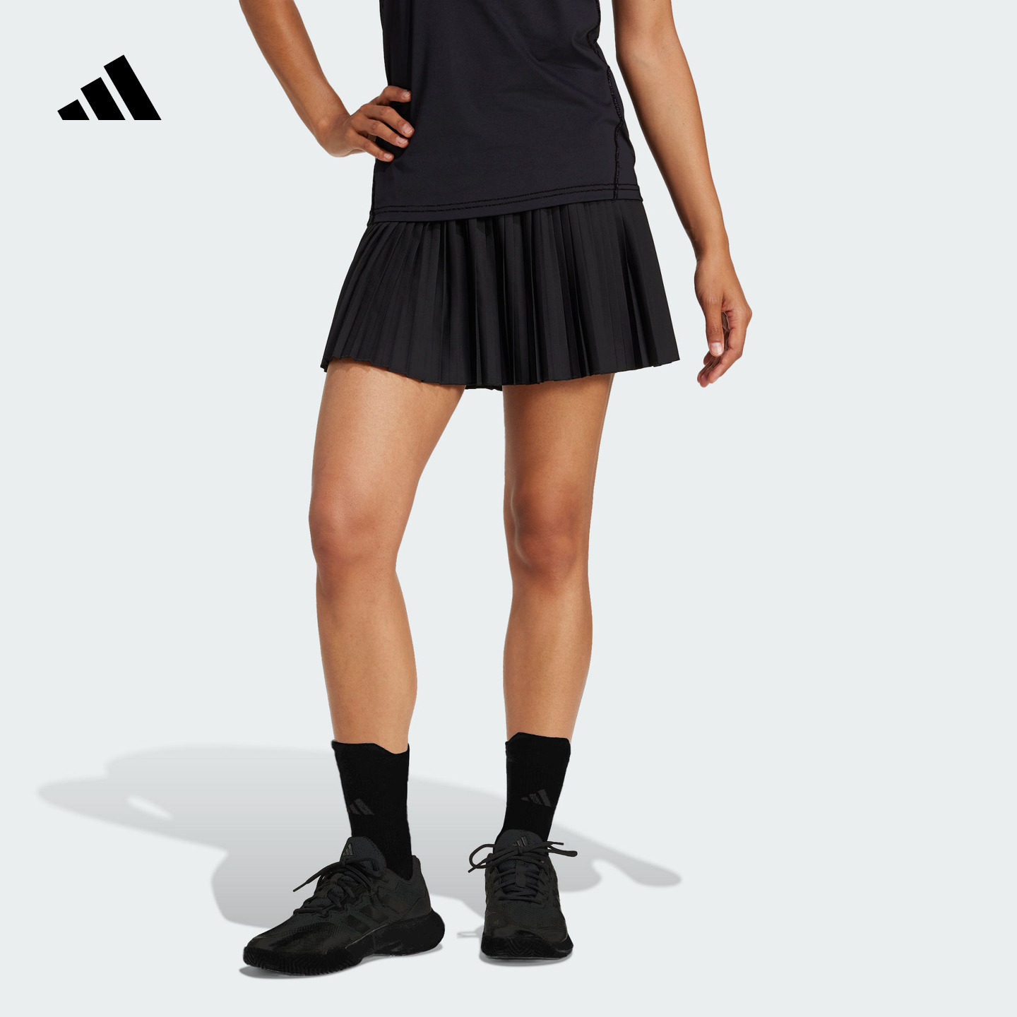 时尚网球运动百褶短裙 加打底裤内衬 女装夏季adidas阿迪达斯官方,运动服/休闲服装,运动半身裙,淘宝优惠券,粉丝福利购,淘宝优惠卷