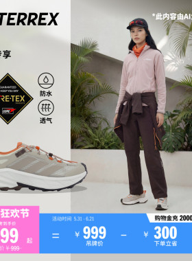 李现同款 自由人FREEHIKER SL GORE-TEX防水户外徒步鞋阿迪达斯