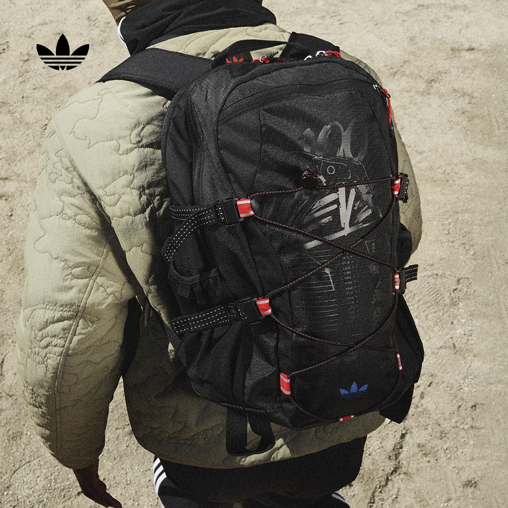 阿迪达斯三叶草联名运动双肩背包