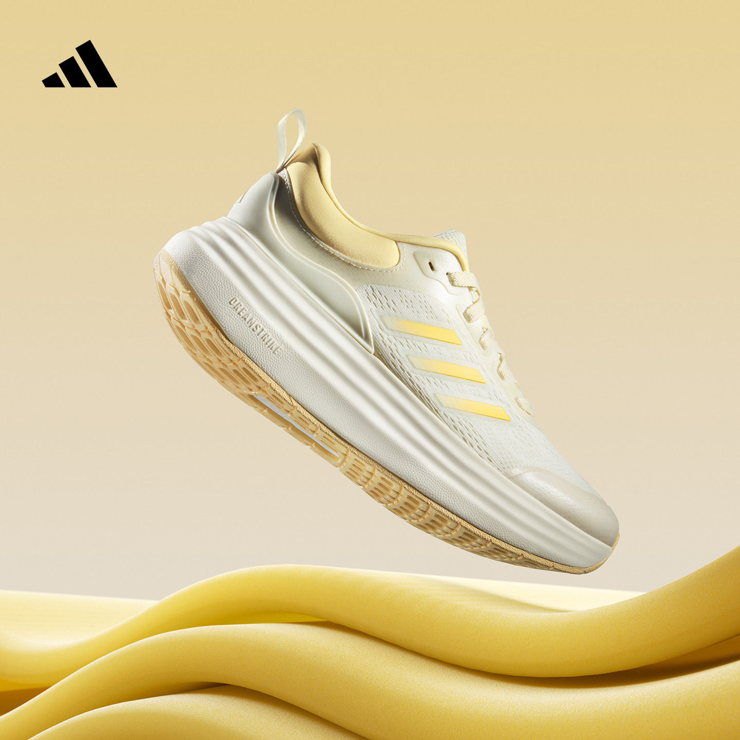 「轻云鞋」NORA SHELL超轻缓震厚底增高跑步鞋女adidas阿迪达斯