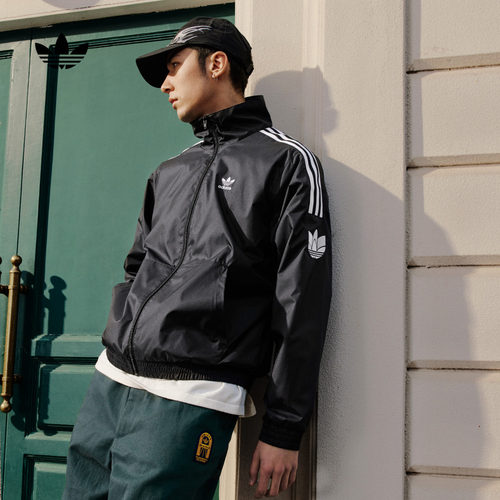 阿迪达斯三叶草男梭织夹克外套