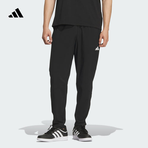 阿迪达斯男速干梭织休闲运动裤