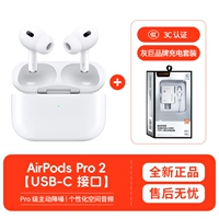 【National Tour】 Airpods Pro 2 【С серой гигантской зарядной головкой + зарядка кабеля】