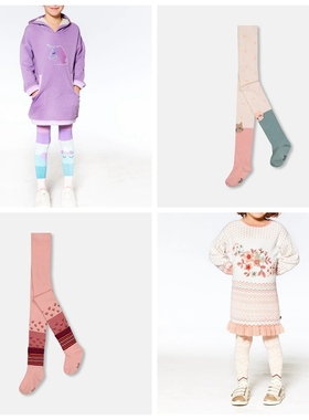 A380 加拿大Deu女童连裤袜高弹力 秋冬季5-14岁AB版长筒袜打底裤