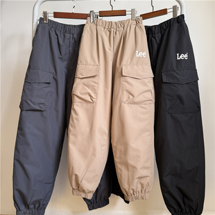 柜货纯元 165秋冬加厚保暖宽松鹅绒梭织长裤 儿童工装 110 羽绒裤