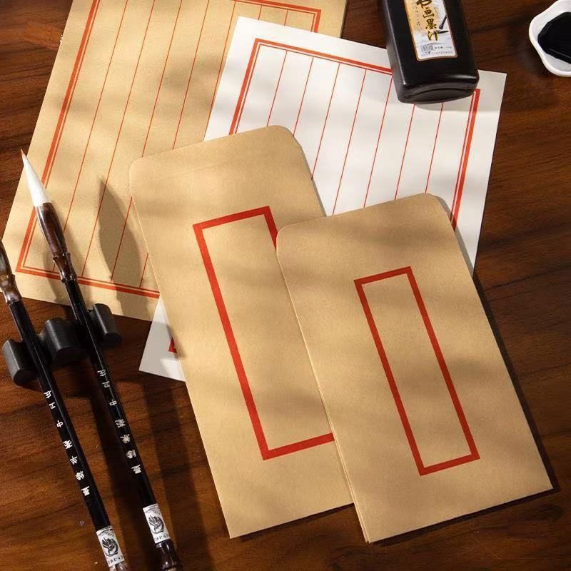 中国风复古信封信纸套装创意浪漫牛皮纸情书文艺清新简约古风信笺