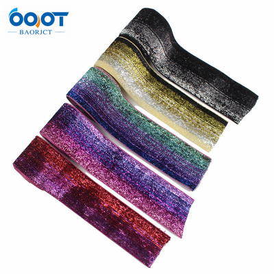 38MM 10Y彩色亮片织带手工制作材料罗纹丝带缎带绸带20522-36