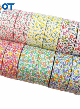 宝通织带diy发饰材料棉料碎花压条布带diy蝴蝶结手工制造丝带织带