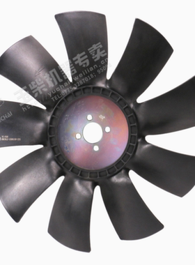 玉柴原厂YC4DK90-T30风扇组件DKC0L2-1308150风扇叶适配装载机