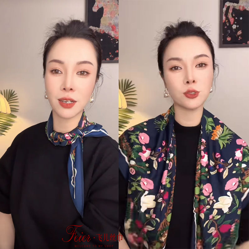 140*60斜纹绸缎斜纹绸缎丝巾围巾