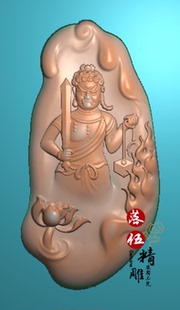 新款守护神02000.5.21观音精雕图jdp灰度图bmp浮雕图玉雕佛禅守护