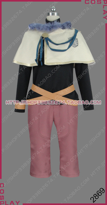 2869 cosplay服装 黑色五叶草 尤诺 含披肩 新品