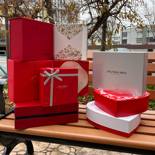 资生堂化妆品纸袋 手提袋 空礼盒购物袋专柜正品大小号礼袋袋子