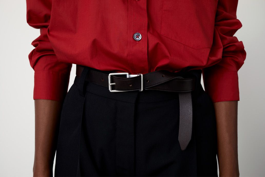 腰带团长家牛皮女休闲