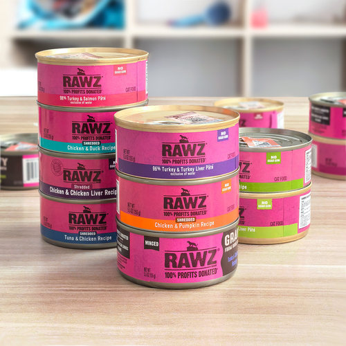 贝多芬宠物/美国RAWZ罗斯肉丝肉酱无谷肉汁猫罐头湿粮155g