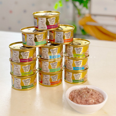 猫罐头普瑞纳珍致进口24罐猫零食