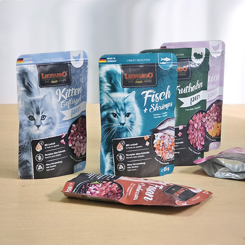 贝多芬宠物/小李子无谷零食餐包德国leonardo成幼猫湿粮6包