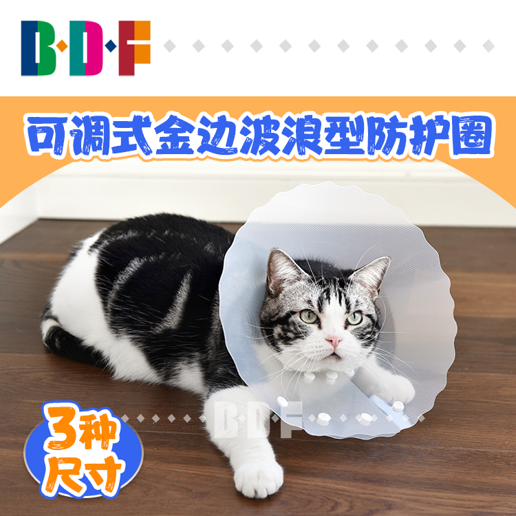 贝多芬宠物波浪型圈防咬头套猫咪