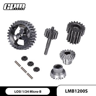 GPM LOSI 1/24 Micro-B 模型车铬钢变速箱齿轮套件