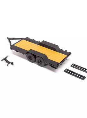 AXIAL 1/24 1/18 攀爬车 仿真双轴平板拖车  含SCX24拖车钩