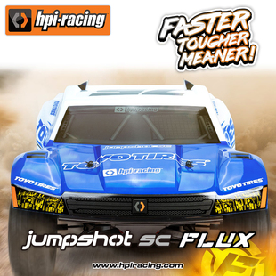 HPI jumpshot SC FLUX东洋1/10遥控电动无刷两驱短卡越野车160268