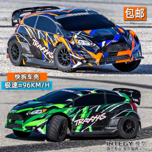 遥控电动福特拉力车Ford 74276 Fiesta Rally TRAXXAS新款