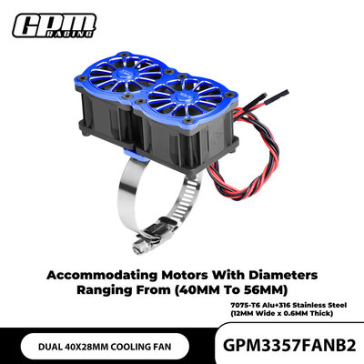 电机马达散热双40x28风扇