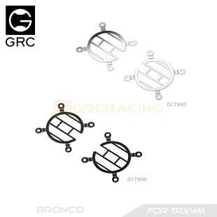 GRC TRX4M烈马不锈钢前灯罩 车灯防护网 仿真金属保护 #G179NS/NB