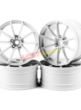 台湾MST出品十幅GTR款塑料轮毂 轮框白色(+3/+5MM offset可选)