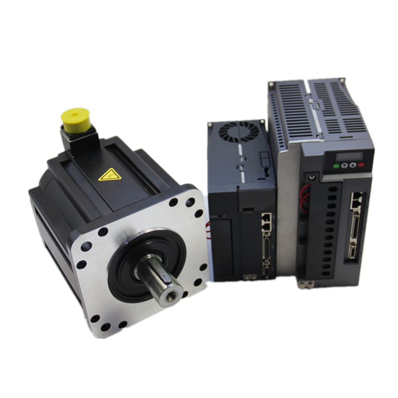 180伺服电机套装3KW/4.5KW/5.5KW/7.5KW电机加驱动器 380V供电