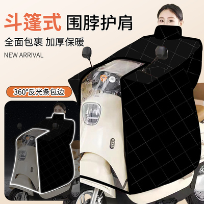挡风被电动车冬加大加厚加绒2025新款御寒保暖防水雅迪九号通用