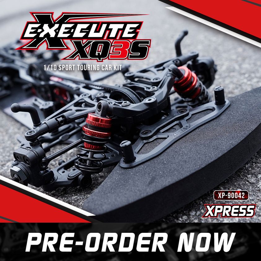 XPRESS XQ3S 1/10电动房车 竞速平路车架KIT电房RC遥控车XP-90042