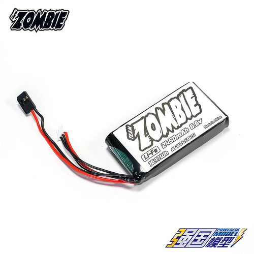 ZOMBIE 2450mAh 6.6V 遥控器接收电池适用Futaba 10PX FU24502S