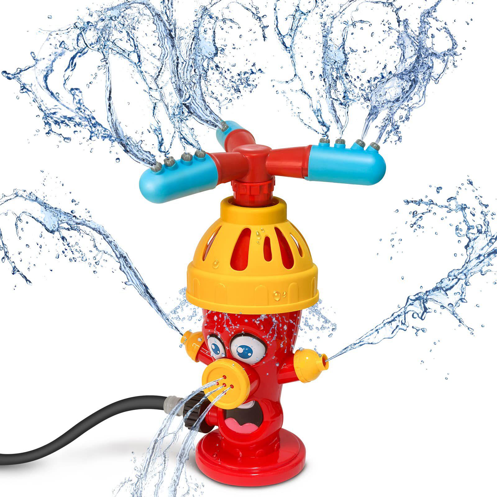喷水消防栓旋转洒水沐浴戏水玩具