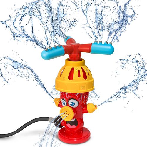 喷水消防栓旋转洒水沐浴戏水玩具