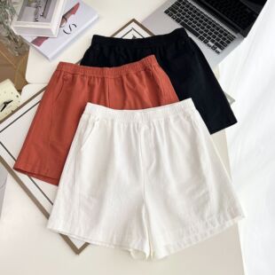 遮胯梨型身材宽松阔腿裤 大码 2026新款 女外穿200斤胖mm夏装 子 短裤