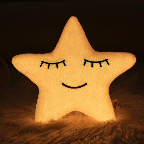 夜光星星毛绒玩具公仔