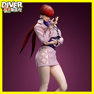 意向 SNK正版 玩匠工作室 拳皇97 夏尔美1/6可动布衣兵人偶女模型