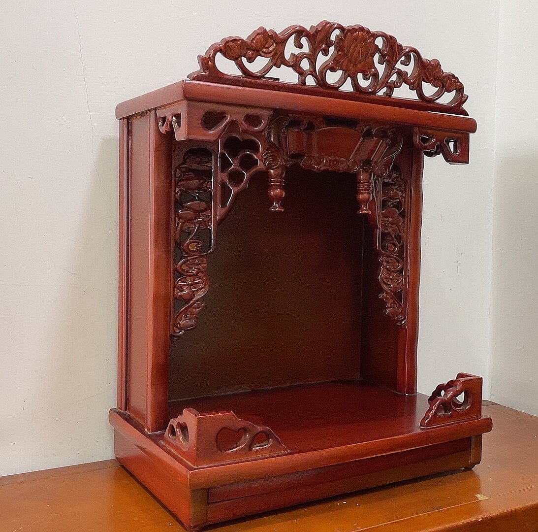 佛龛柜实木供桌神台家用佛台香案神龛菩萨柜子挂墙家用小佛柜佛翕